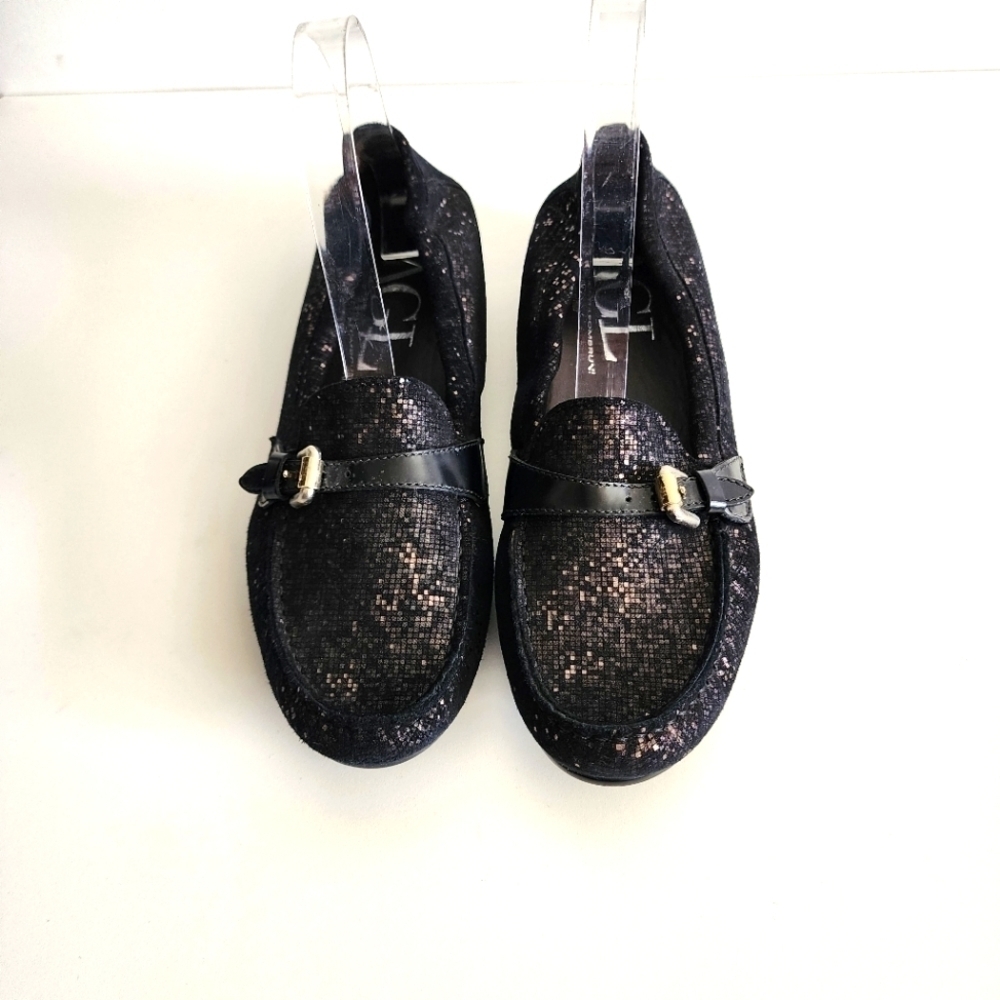 Agl Moc Toe Buckle Loafers